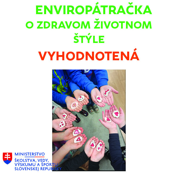 Vyhodnotenie Enviropátračky ZDRAVÝ ŽIVOTNÝ ŠTÝL