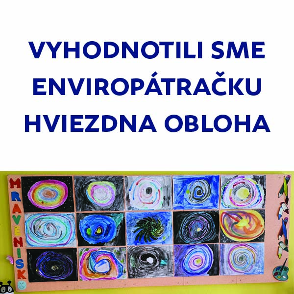 Vyhodnotenie Enviropátračky HVIEZDNA OBLOHA