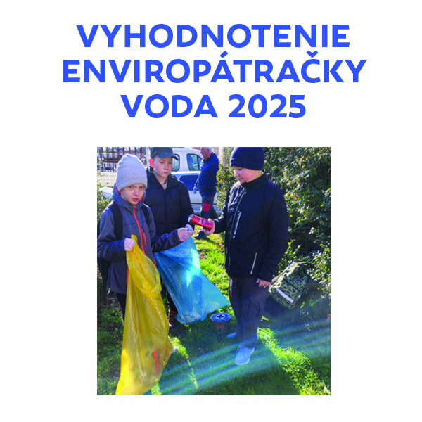 Vyhodnotenie Enviropátračky VODA 2025