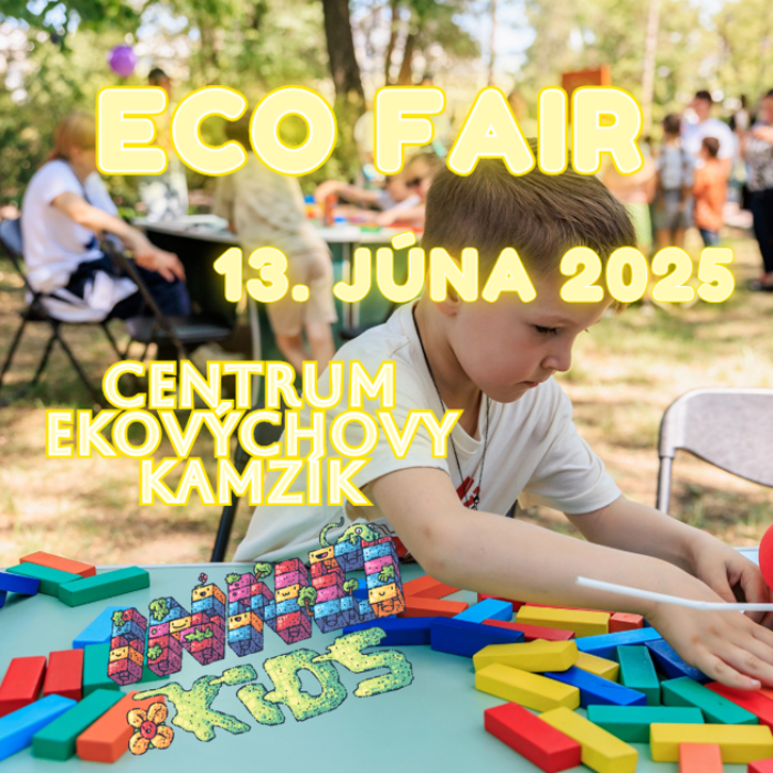Pozvánka na Eco Fair v Centre Ekovýchovy Kamzík 13.6.2025
