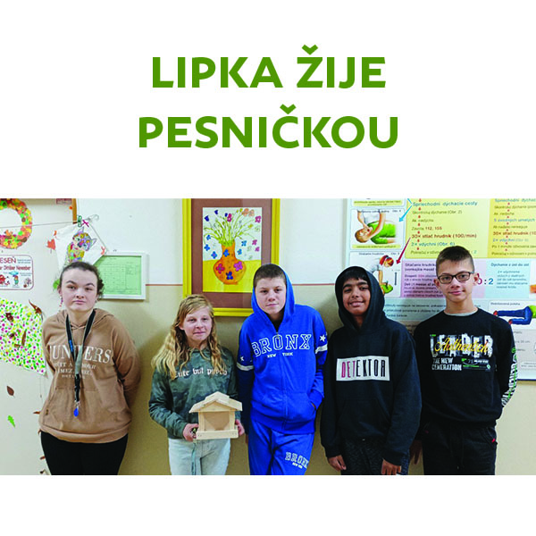 Lipka žije pesničkou