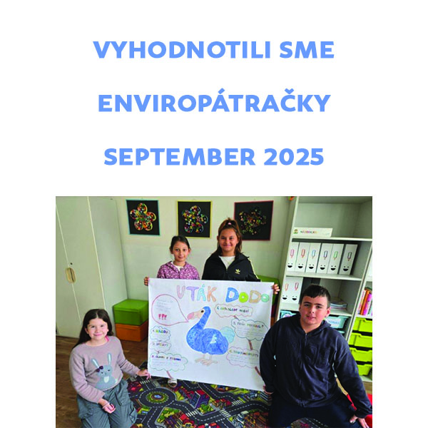 Vyhodnotili sme 1. kolo Enviropátračky 2025