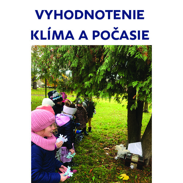 Vyhodnotenie outdoorovej súťaže Klíma a počasie