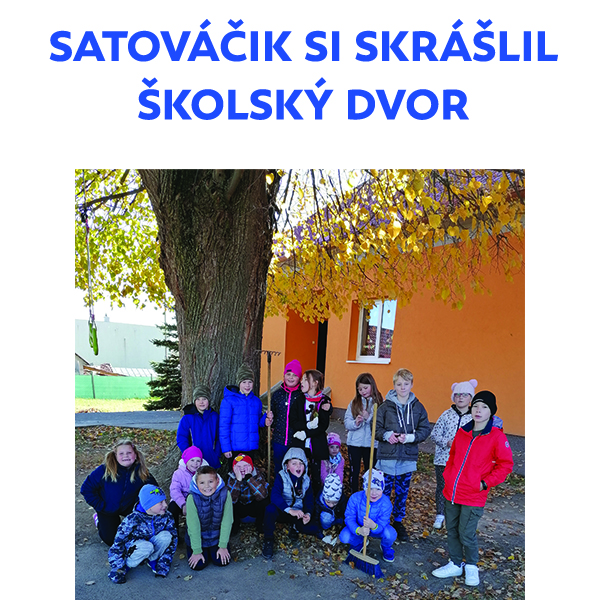 Santováčik si skrášlil školský dvor